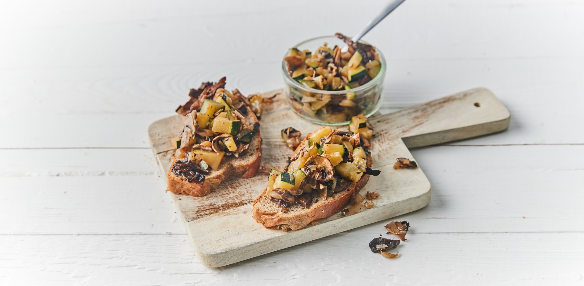 Courgettes avec champignons - Recette cétogène (régime Keto) - Alimentation low carb